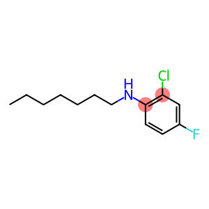 2-chloro-4-fluoro-N-heptylaniline