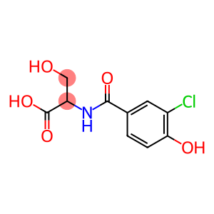 2-[(3-chloro-4-hydroxyphenyl)formamido]-3-hydroxypropanoic acid