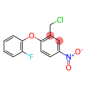 2-(chloromethyl)-1-(2-fluorophenoxy)-4-nitrobenzene