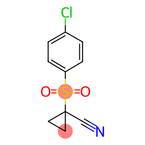 1-((4-CHLOROPHENYL)SULFONYL)CYCLOPROPANECARBONITRILE