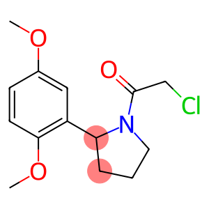 1-(CHLOROACETYL)-2-(2,5-DIMETHOXYPHENYL)PYRROLIDINE