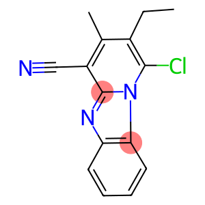 4-CHLORO-3-ETHYL-2-METHYLBENZO[4,5]IMIDAZO[1,2-A]PYRIDIN-1-YL CYANIDE