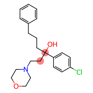 3-(4-chlorophenyl)-1-morpholino-6-phenylhexan-3-ol