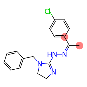 1-(4-chlorophenyl)ethan-1-one 1-(1-benzyl-4,5-dihydro-1H-imidazol-2-yl)hydrazone