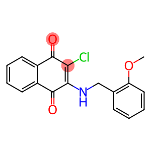 2-chloro-3-[(2-methoxybenzyl)amino]naphthoquinone