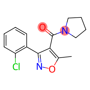 [3-(2-chlorophenyl)-5-methylisoxazol-4-yl](tetrahydro-1H-pyrrol-1-yl)methanone