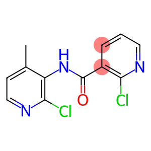 2-chloro-n-(2-chloro-4-methyl-3-pyridiyl)-3-pyridine carboxamide