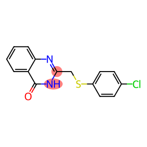 2-{[(4-chlorophenyl)sulfanyl]methyl}-4(3H)-quinazolinone