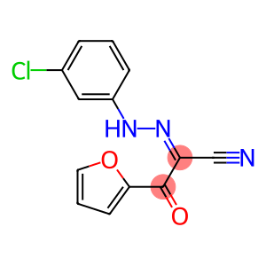 2-[2-(3-chlorophenyl)hydrazono]-3-(2-furyl)-3-oxopropanenitrile