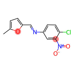 4-chloro-N-[(5-methyl-2-furyl)methylene]-3-nitroaniline
