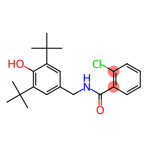 2-chloro-N-(3,5-ditert-butyl-4-hydroxybenzyl)benzamide