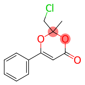 2-(chloromethyl)-2-methyl-6-phenyl-4H-1,3-dioxin-4-one