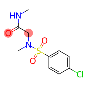 2-[[(4-chlorophenyl)sulfonyl](methyl)amino]-N-methylacetamide