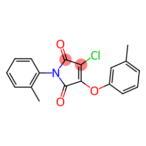 3-chloro-4-(3-methylphenoxy)-1-(2-methylphenyl)-1H-pyrrole-2,5-dione