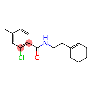 2-chloro-N-[2-(1-cyclohexen-1-yl)ethyl]-4-methylbenzamide