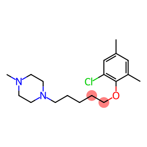 2-chloro-4,6-dimethylphenyl 5-(4-methyl-1-piperazinyl)pentyl ether