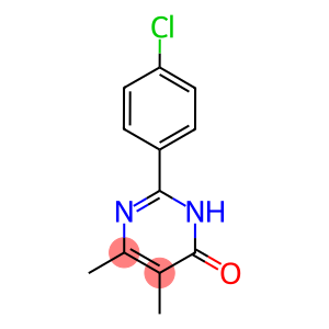 2-(4-CHLORO-PHENYL)-5,6-DIMETHYL-3H-PYRIMIDIN-4-ONE