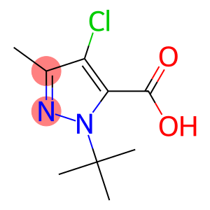4-CHLORO-1-(1,1-DIMETHYLETHYL)-3-METHYL-1H-PYRAZOLE-5-CARBOXYLIC ACID