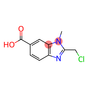 2-CHLOROMETHYL-3-METHYL-3H-BENZOIMIDAZOLE-5-CARBOXYLIC ACID