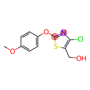 4-CHLORO-2-(4-METHOXYPHENOXY)-5-THIAZOLEMETHANOL