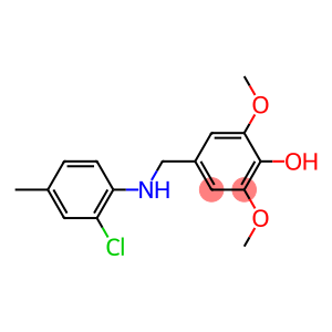 4-{[(2-chloro-4-methylphenyl)amino]methyl}-2,6-dimethoxyphenol