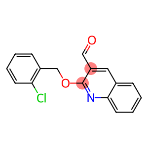 2-[(2-chlorophenyl)methoxy]quinoline-3-carbaldehyde