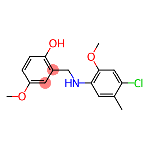 2-{[(4-chloro-2-methoxy-5-methylphenyl)amino]methyl}-4-methoxyphenol