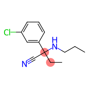 2-(3-chlorophenyl)-2-(propylamino)butanenitrile