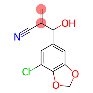 2-[(7-chloro-2H-1,3-benzodioxol-5-yl)(hydroxy)methyl]prop-2-enenitrile