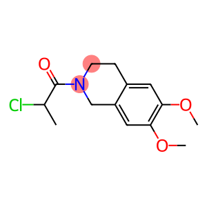 2-(2-chloropropanoyl)-6,7-dimethoxy-1,2,3,4-tetrahydroisoquinoline