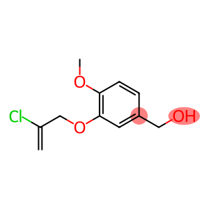 {3-[(2-chloroprop-2-en-1-yl)oxy]-4-methoxyphenyl}methanol