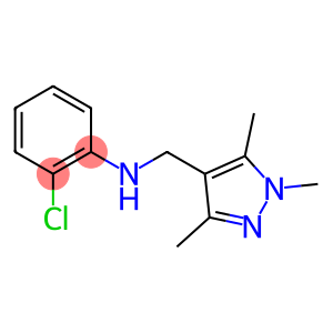 2-chloro-N-[(1,3,5-trimethyl-1H-pyrazol-4-yl)methyl]aniline
