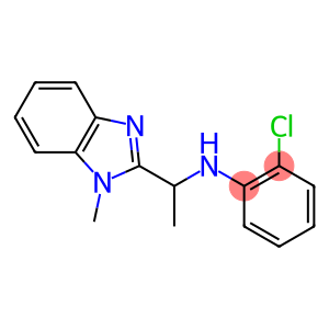 2-chloro-N-[1-(1-methyl-1H-1,3-benzodiazol-2-yl)ethyl]aniline