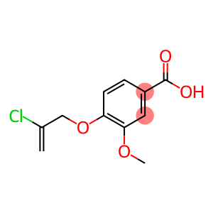 4-[(2-chloroprop-2-enyl)oxy]-3-methoxybenzoic acid
