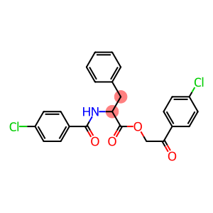 2-(4-chlorophenyl)-2-oxoethyl 2-[(4-chlorobenzoyl)amino]-3-phenylpropanoate