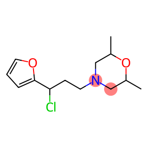 4-[3-chloro-3-(2-furyl)propyl]-2,6-dimethylmorpholine