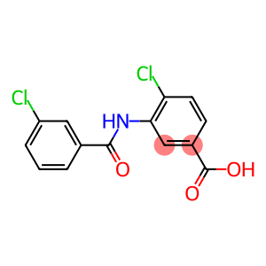 4-chloro-3-[(3-chlorobenzene)amido]benzoic acid