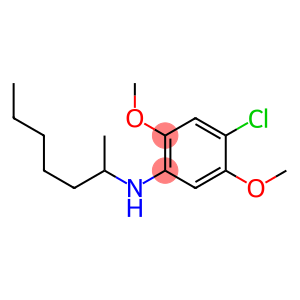4-chloro-N-(heptan-2-yl)-2,5-dimethoxyaniline