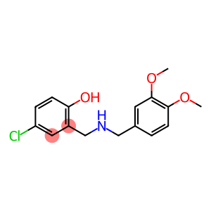 4-chloro-2-({[(3,4-dimethoxyphenyl)methyl]amino}methyl)phenol