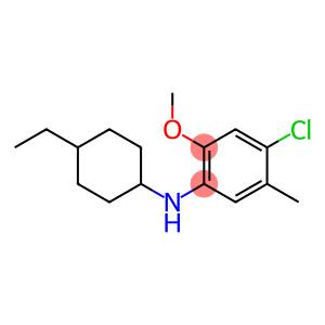 4-chloro-N-(4-ethylcyclohexyl)-2-methoxy-5-methylaniline
