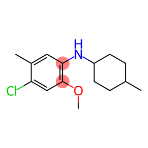 4-chloro-2-methoxy-5-methyl-N-(4-methylcyclohexyl)aniline