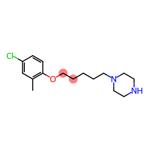 4-chloro-2-methylphenyl 5-(1-piperazinyl)pentyl ether