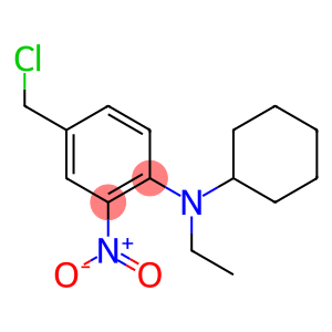 4-(chloromethyl)-N-cyclohexyl-N-ethyl-2-nitroaniline