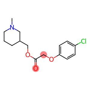 (4-Chlorophenoxy)acetic acid (1-methyl-3-piperidinyl)methyl ester