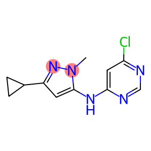 (6-Chloro-pyrimidin-4-yl)-(5-cyclopropyl-2-methyl-2H-pyrazol-3-yl)-amine