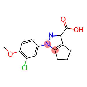 1-(3-chloro-4-methoxyphenyl)-1,4,5,6-tetrahydrocyclopenta[c]pyrazole-3-carboxylic acid