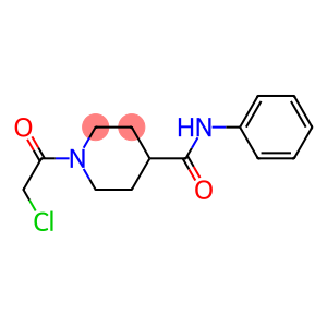 1-(CHLOROACETYL)-N-PHENYLPIPERIDINE-4-CARBOXAMIDE