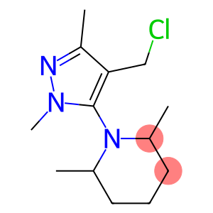 1-[4-(chloromethyl)-1,3-dimethyl-1H-pyrazol-5-yl]-2,6-dimethylpiperidine