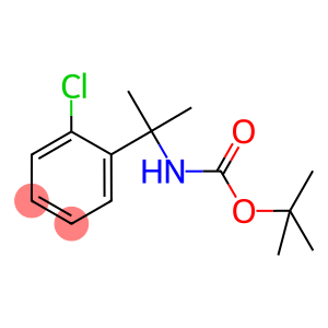 2-(2-Chlorophenyl)propan-2-amine, N-BOC protected, tert-Butyl [2-(2-chlorophenyl)prop-2-yl]carbamate