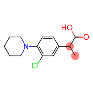 2-(3-Chloro-4-piperidinophenyl)propionic acid